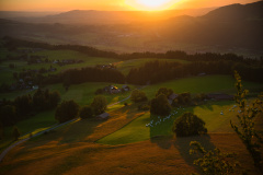 Sunset view from Burg Wartenfels